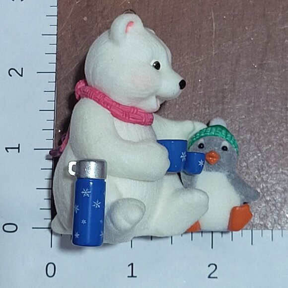 Hallmark Christmas Ornament Cold Day Warm Friends 2008 Snowball & Tuxedo - Picture 9 of 12